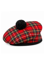 Royal Stewart Tartan Balmoral Hat