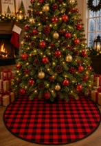 Royal Stewart Tartan Christmas Tree Skirt