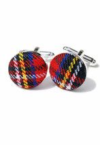Royal Stewart Tartan Cufflinks - Made to Order