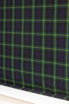 Plaid Roman Blinds