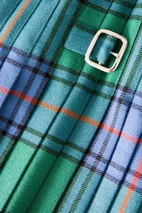 Plaid Vegan Kilt - kilt belt view