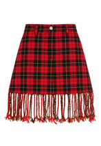 Wallace Fringe Tartan Skirt