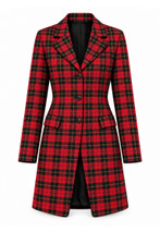 Wallace Longline Tartan Jacket