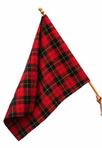 Wallace Pole Sleeve Tartan Flag