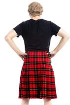 Wallace Tartan Kilt  - Back side view