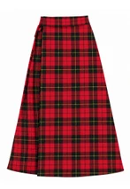Wallace Heritage Wrap Skirt, Adjustable Waist & Modest Drape