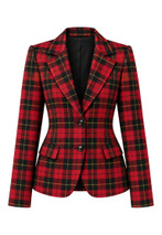 Wallace Women's Tartan Jacket 2 Button Fastening