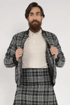 Buchanan Plaid Bomber Jacket