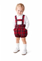 Cameron Baby Boys Tartan H-Bar Set