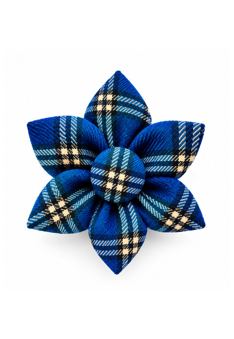 Cameron Tartan Petal Brooch