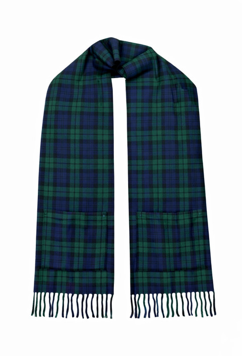 Campbell Tartan Pocket Scarf