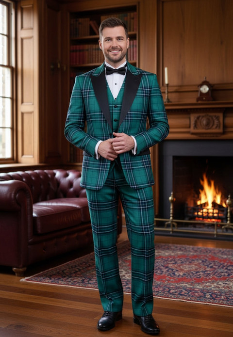 Clan Pages Products - Tartan Tartan Dinner Suit