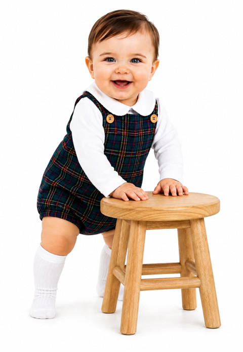Clan Pages Products - Tartan Tartan Romper Suit