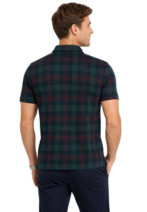 Gordon Plaid Polo Shirt