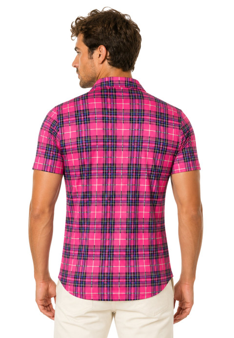 Gordon Plaid Polo Zipped Shirt
