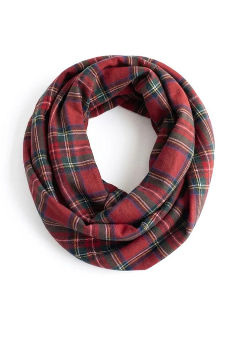 Gordon Tartan Infinity Scarf