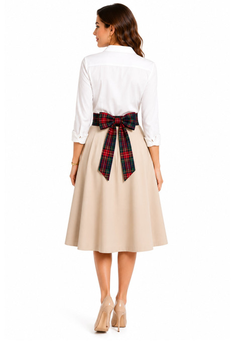 Hamilton Women's Tartan Bow Belt