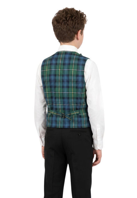 Lindsay Boy's Tartan Waistcoat