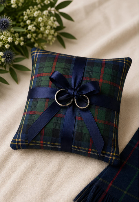 MacDonald Tartan Ring Cushion