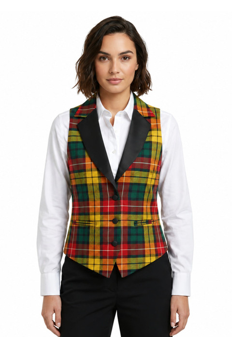 MacDonald Tartan Waistcoat with Lapels