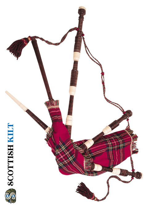 Scottish Woodwind Instruments in MacPherson Tartan