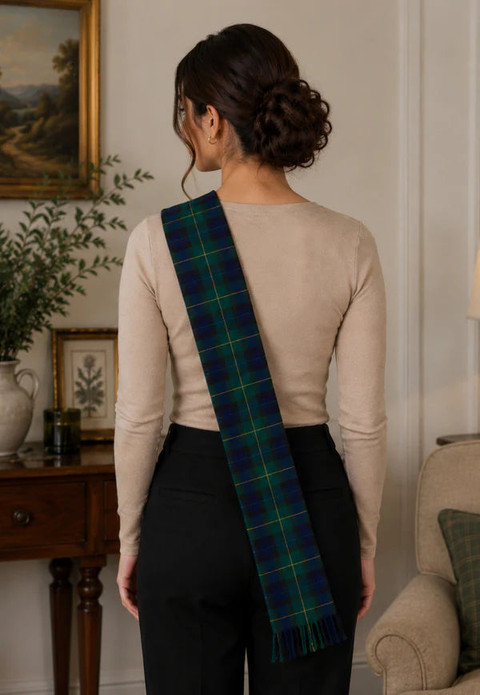 Murray Bow Rosette Tartan Mini Sash