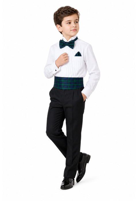 Clan Pages Products - Tartan Tartan Cummerbund & Bow Tie Set