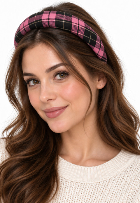 Stewart Tartan Padded Headband