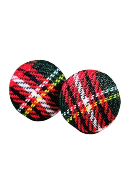Stewart Tartan Stud Earrings