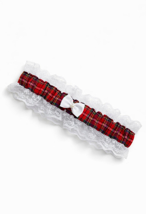 Stewart Tartan Wedding Garters