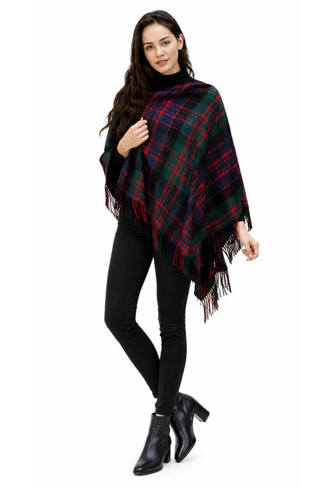 Stewart Tartan Poncho