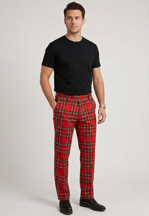 Scott Tartan Golf Trouser