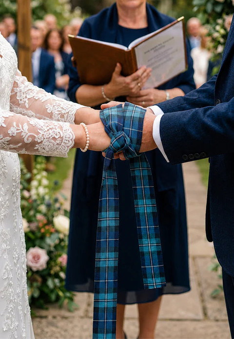 Scott Tartan Handfasting Ribbon