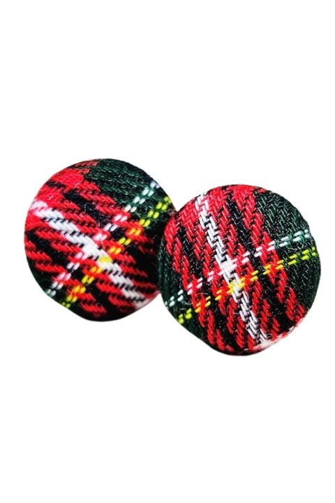 Scott Tartan Stud Earrings