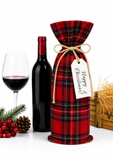 Scott Tartan Wine Gift Bag