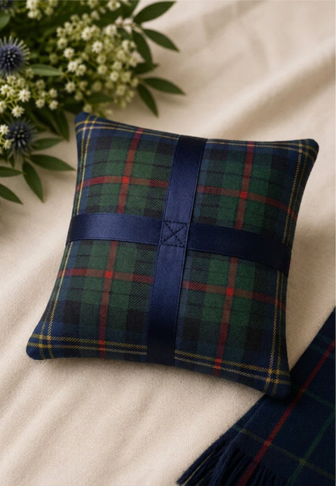 Tartan Ring Cushion