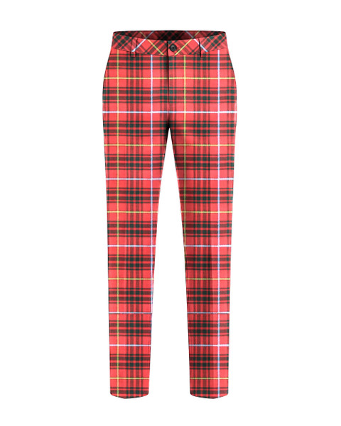 Gothic and Grunge Plaid Pants in Bruce Tartan