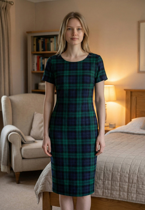 Tartan Shift Dress