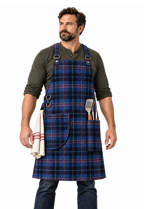 Bruce Tartan Grilling Apron