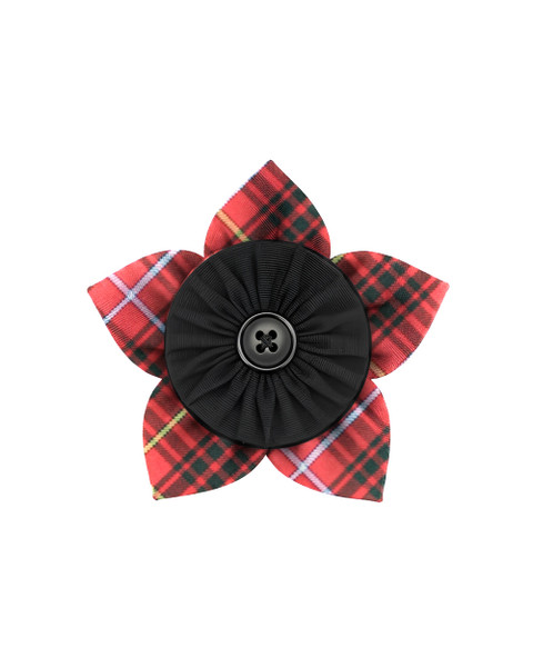 Bruce Tartan Petal Clip