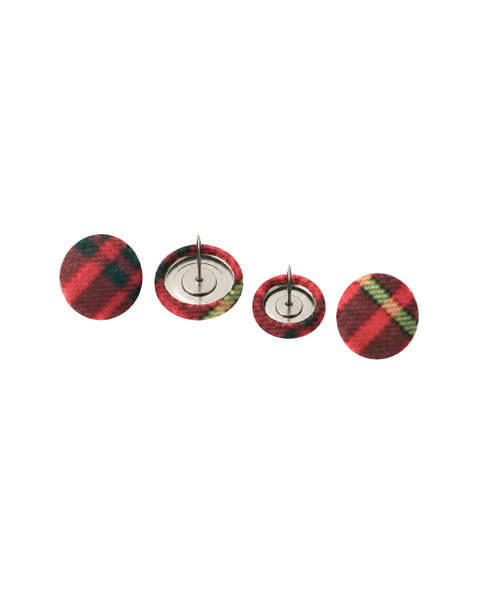 Bruce Tartan Stud Earrings