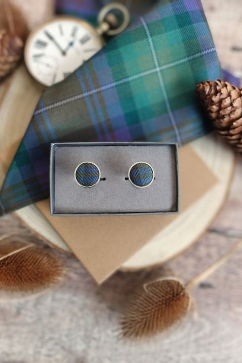 Buchanan Tartan Cufflinks - Made to Order