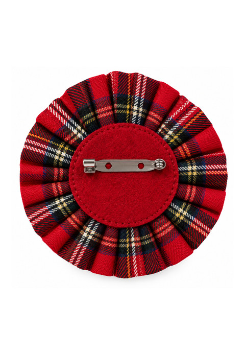 Cameron 3 Buttons Tartan Brooch