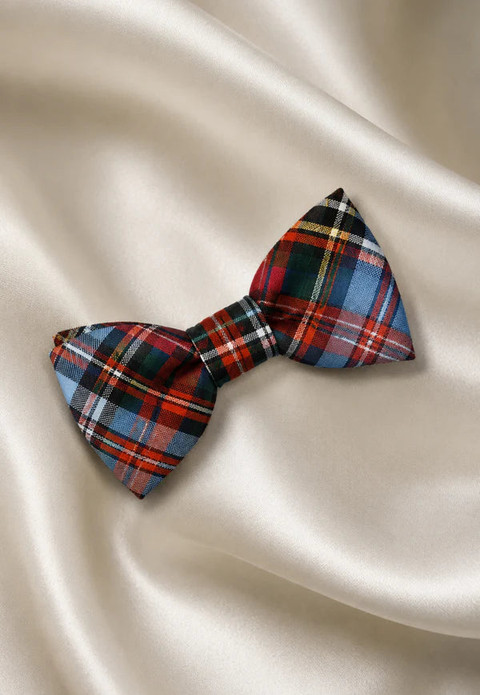 Cameron Signature Boy's Tartan Bow Tie