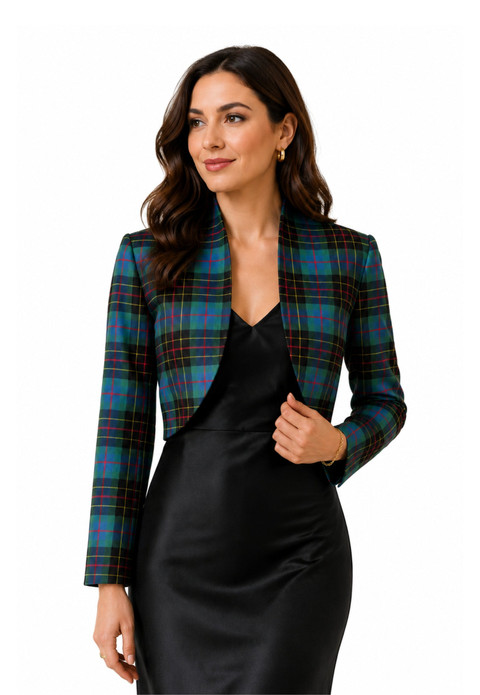 Cameron Tartan Bolero Jacket