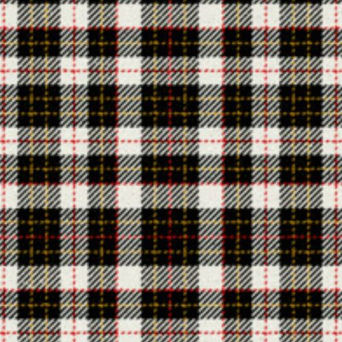Brodie Black & White Tartan swatch