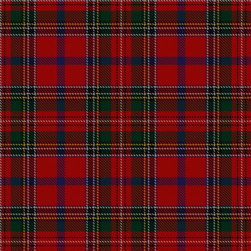 Brown of Castledean Tartan swatch