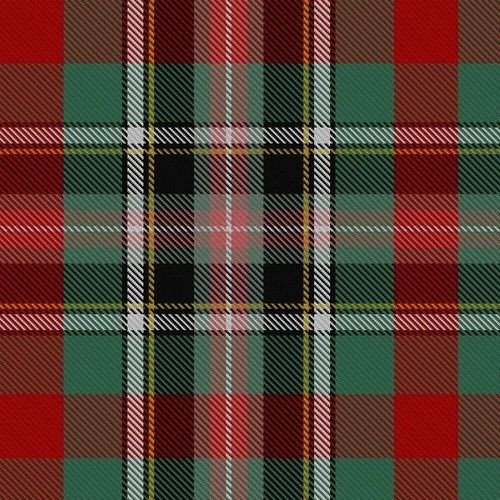 Bruce of Kinnaird Tartan swatch