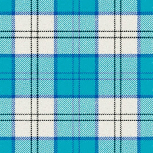 Lennox Dress Turquoise Tartan swatch