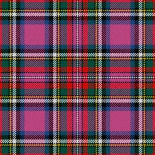 Stewart Pink Tartan swatch